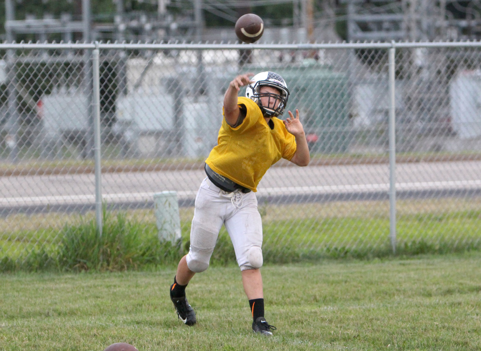 Cadott football practice 8-13-19